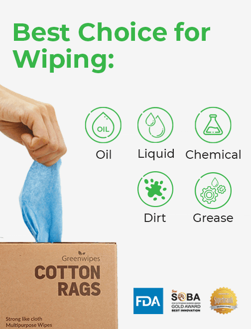 Greenwipes® GW-1108-M Rags for Cleaning - Image 6